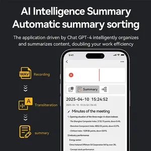 Grabadora de Voz Espía con IA y ChatGPT-4 para Llamadas Telefónicas, 8GB-256GB, WAV, Transcripción, Resumen, Dispositivo de Sonido, Dictáfono - Product Image 6