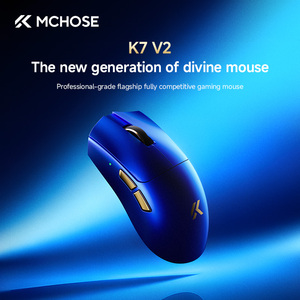 MCHOSE K7V2 Ultra+ Wireless <b>Mouse</b> Lightweight Gaming E-sports Office <b>Wired</b>/2.4G/ Tri-mode PAW3950 Sensor RGB Backlit - Product Image 2