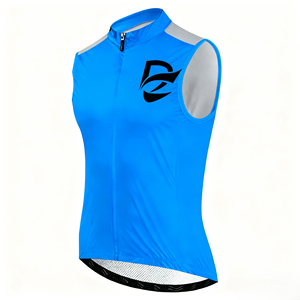 เสื้อกั๊กไร้แขนน้ำหนักเบา กันลม พิมพ์โลโก้ได้ตามต้องการ สำหรับปั่นจักรยาน ถนน ภูเขา กีฬา แข่งขัน  สำหรับทุกเพศ เหมาะกับสภาพอากาศหนาวเย็น - Product Image 4