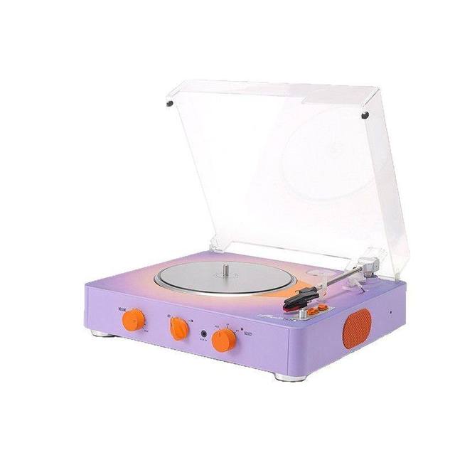 Factory Custom Modern Desktop Vinyl Record Player 3 Speed BT FM Radio Turntable CD Vintage Player Home Decor High Fidelity Audio