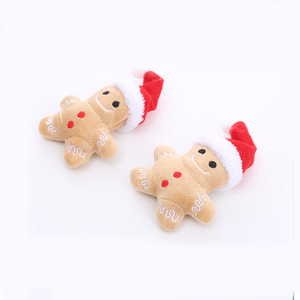 ของเล่นสัตว์เลี้ยงขายส่ง ของเล่นแมวน่ารัก ตุ๊กตาขนมปังขิงคริสต์มาส ของเล่นแมวแคทนิป ของเล่นลูกสุนัข ของเล่นสุนัขและแมว ของเล่นแมวแบบอินเทอร์แอคทีฟ - Product Image 3