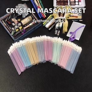 แปรงปัดมาสคาร่าแบบใช้แล้วทิ้ง 50 ชิ้น ทำจากไนลอน สำหรับแต่งขนตา - Product Image 3