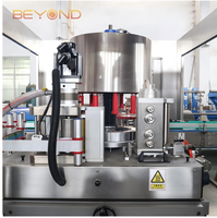 Machine d'étiquetage automatique à grande vitesse pour bouteilles, 18000 BPH, étiqueteuse rotative à colle thermofusible
