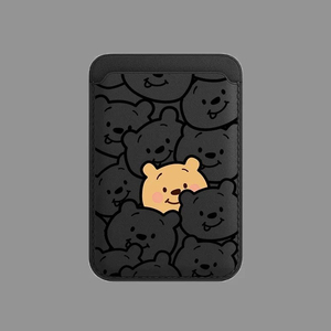 Portacarte Magnetico <span class=keywords><strong>Winnie</strong></span> the <span class=keywords><strong>Pooh</strong></span> in Pelle con Portafoglio Staccabile per Badge e Comodità Quotidiana - Product Image 3