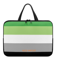 Androgyne (Alternative) Sac pour ordinateur portable Rainbow, étui fin pour ordinateur portable avec fermeture éclair, sac portable pour ordinateur portable, pour tablettes, grande capacité