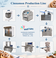 Ligne de production entièrement automatique de rouleaux de cannelle, équipement de transformation alimentaire de pointe pour usage commercial en usine
