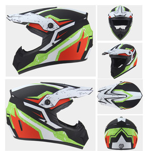 Helm Balap Profesional Casco Moto Off Road ATV Dirt Bike Downhill MTB DH Capacete Motocross Dengan Masker Sarung Tangan Kacamata - Product Image 4