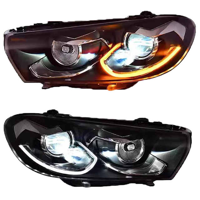 Scirocco R Headlight Assembly Original LED HID 12V New OEM 1K8941005L 1K8941753K 1K8941005P 1K8941753F
