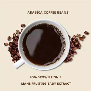 Mezcla de hongos de café de setas de etiqueta privada con café Arábica para aumentar la energía, mejorar la inmunidad, café de setas Oganic - Product Image 4