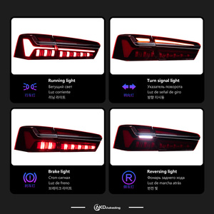 Feux arrière à LED pour Audi A6 C7 (2012-2015) – Ensemble de feux arrière, feux de freinage et clignotants améliorés - Product Image 3