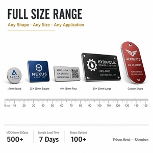 Adesivi Metallici per Produzione a Contratto, Badge Metallici di Alta Qualità per Elettronica, Adesivi con Logo in Metallo, Adesivi Personalizzati - Product Image 6