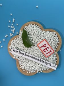 Großhandel Hochwertiges Haustier granulat Kunststoff Haustier Rohstoff preis Natur harz granulat PET für Baustoff produkte - Product Image 2