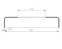 Cache-embout bombé Walmetal en acier inoxydable 304 robuste et moderne, 42,4 mm, pour poteau de balustrade d'escalier, finition satinée, inoxydable, garantie 3 ans