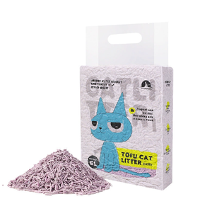 Lettiera ecologica <span class=keywords><strong>per</strong></span> <span class=keywords><strong>gatti</strong></span> a base vegetale da 6l nuova lettiera di Tofu aggiornata con ingredienti di sabbia di mais e soia amido lavabili - Product Image 6
