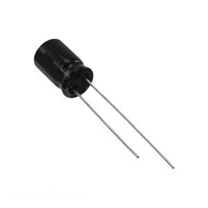 Distribuidor Autorizado UKL2A150MPD Condensador de Aluminio 15uF 20% 100V RADIAL TH de Montaje Pasante 15 uF - Product Image 1