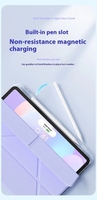 Étui intelligent pour iPad Mini 6 7 8,3 pouces, vente flash, coque souple en TPU transparente avec dos en acrylique, étui de protection pour tablette avec support pour stylet