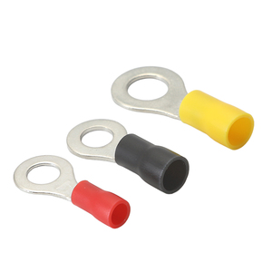 Borne de câble ronde pré-isolée <span class=keywords><strong>en</strong></span> PVC de haute qualité, à sertir, <span class=keywords><strong>en</strong></span> cuivre, de type O, pressée à froid, pour fabricants de bornes automobiles - Product Image 3