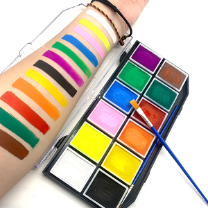 Inventario all'ingrosso per festival temporaneo arcobaleno viso <span class=keywords><strong>disegno</strong></span> dipinge per bambini temporaneo vernice Stick forniture per pittura del corpo - Product Image 1