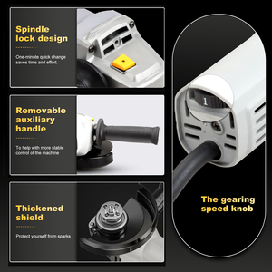 Portable 1200W Cordless Angle Professional DIY Mini Cutter for Grinding <b>Disc</b> Metal/Wood Local EU Warehouse AG-100HP Angle Grinde - Product Image 5