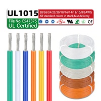 Cable de Conexión UL1015 AWM 16AWG Amarillo-Verde de 600V 105°C para Puesta a Tierra de Equipos, Gabinetes de Control, PCB y Cableado Interno
