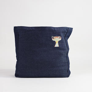 Gahumi Extra Large Sac fourre-tout pliable en toile Sac à provisions élégant et exquis brodé avec motif de dessin animé Sac de grande capacité - Product Image 6