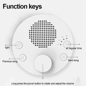 Máquina de Sonido Blanco para Bebés, 24 Sonidos, Luz Nocturna, Recargable por USB, Apagado Programado para Dormir - Product Image 6
