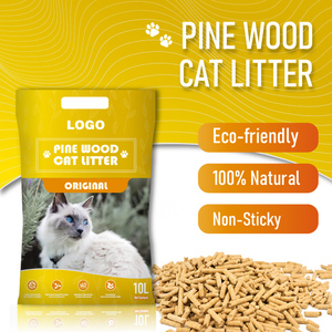 Wholesale Premium Pine Wood Eco-Friendly Flushable <b>Cat</b> <b>Litter</b> Dust-Free Odor-Control Factory Direct Bulk - Product Image 1