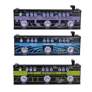 Pedal Multiefectos para Guitarra Rowin DAP con Delay, Reverb y Distorsión para Guitarra Eléctrica y Bajo, 3 en 1 Efectos Roto Engine Ocean Verb - Product Image 1
