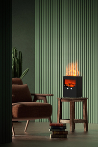 Mới đến 5D ngọn lửa lò sưởi tạo độ ẩm công suất lớn lửa trại tinh dầu khuếch tán nhà văn phòng than USB nguồn điện - Product Image 5