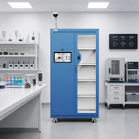 Gabinete RFID para Pruebas Ambientales de Doble Puerta con Seguimiento de Muestras y Sensores, Inventario en Tiempo Real y SDK para Integración de Datos