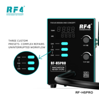 RF4 RF-H5 PRO 800W Station de Rétravail à Air Chaud Puissante avec Écran Numérique pour Soudure et Réparation Mobile