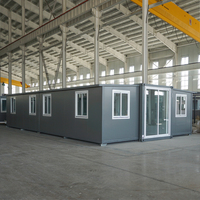 Maison modulaire préfabriquée portable de luxe de 40 pieds Maison en conteneur de 2 chambres à coucher pour la vie en plein air en famille