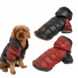 High Grade Plush Imitation Fur and Leather Coat Dog Clothes Patterns