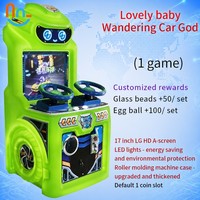 Joy2fun Mini simulateur de jeu d'arcade de haute qualité, machine de course automobile à monnayeur Wandering Car God pour centre de jeux