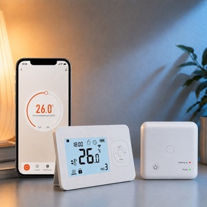 <span class=keywords><strong>Thermostat</strong></span> d'ambiance <span class=keywords><strong>programmable</strong></span> hebdomadaire intelligent WiFi <span class=keywords><strong>sans</strong></span> <span class=keywords><strong>fil</strong></span> RF 868Mhz pour chaudière à <span class=keywords><strong>gaz</strong></span> 5+1+1, commande vocale pour chauffage au sol, cuisine, hôtel - Product Image 2