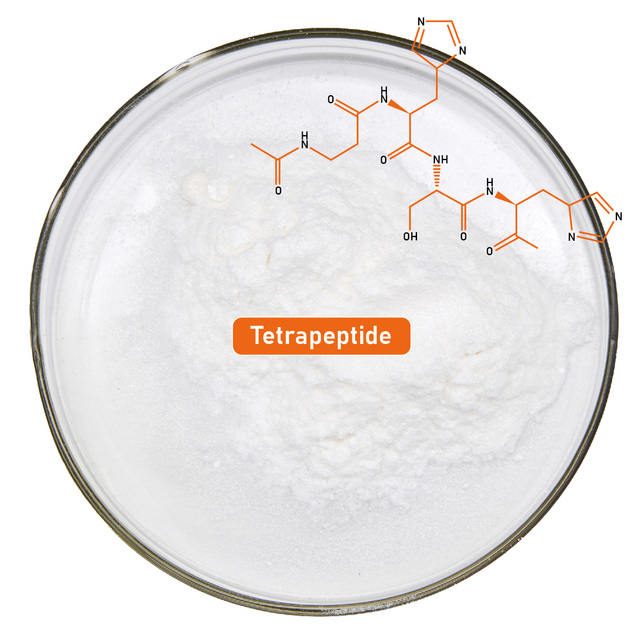 GMP Certified High Purity 98% Min Tetrapeptide Powder Anti-Aging Skin Care Skin Whitening Cosmetic Raw Material Food Grade