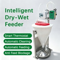 Distributeur automatique intelligent d'aliments secs et humides |   Conception modulaire pour les porcelets et les porcs en croissance