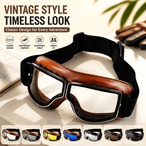 Lunettes de moto Harley, lunettes de cross-country, lunettes pour casque de moto, lunettes de pilote - Product Image 3
