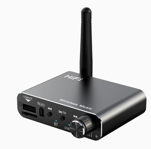 Transmisor y Receptor de Audio 5.4, Adaptador Inalámbrico de Música Estéreo HIFI con Decodificación DSP, Entrada AUX de 3.5MM, RCA, USB Tipo-C y Puerto para Memoria USB - Product Image 1