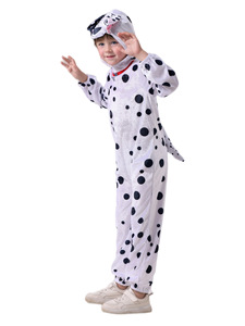 Disfraz de Perro Dálmata con Puntos para Niños, Adorable Traje de Cosplay para Halloween, Fiestas y Representaciones - Product Image 2