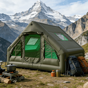 Tente de Glamping Gonflable de Luxe, Tente Pneumatique Étanche Quatre Saisons, Maison de <span class=keywords><strong>Camping</strong></span> en Oxford, Cabane Extérieure - Fournisseur en Gros - Product Image 3