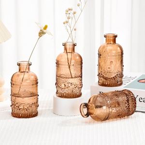 Vase de mariage rétro haut de gamme en verre, décoration d'intérieur, terrarium hydroponique, grande valeur esthétique, vente en gros - Product Image 2