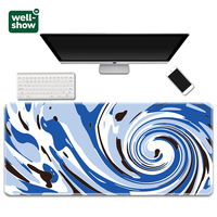 Tapis de Souris Fluide pour Gaming, Vente Directe Usine, Motif Gaming Personnalisé, Tapis de Souris Abstrait, Grand Tapis de Bureau Fluide pour Gaming