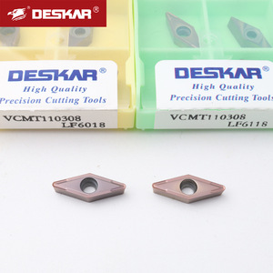 Outil de coupe de précision en carbure Deskar Cnc Insert Vcmt110308 Lf6018 pour acier et aluminium - Product Image 1