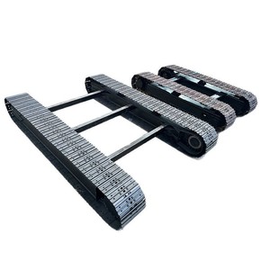 แชสซีรถตีนตะขาบขนาดเล็กสำหรับการเกษตร แชสซีไฮดรอลิกควบคุมระยะไกล แชสซีเครื่องสำรวจ แชสซีรถตีนตะขาบ - Product Image 5