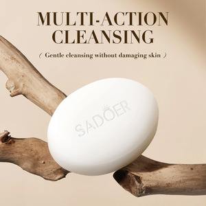 Savon nettoyant chaud Oem Sadoer marque privée <span class=keywords><strong>lait</strong></span> bio parfum naturel bain lavage contrôle de l'huile blanchissant corps visage soin 100g - Product Image 3