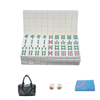 Juego de Mahjong Portátil de Melamina Moderno y Personalizado HL de 30 mm, Patas de Acero Inoxidable, Carga USB, Entretenimiento para 4 Jugadores
