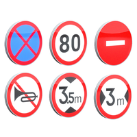 Panneaux de signalisation routière LED à prix d'usine, taille personnalisée, réfléchissants, pour la sécurité routière