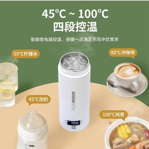 Portable Electric <b>Kettle</b> 300W 800ML <b>Temperature</b> Control Office Travel Use - Product Image 4