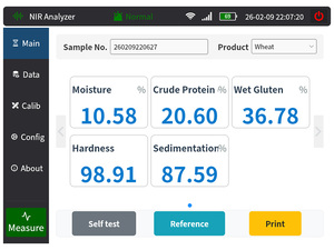 Spectrophotomètre NIR numérique AELAB 950-1850 nm, largeur de bande spectrale 10-12 nm, testeur portable de qualité alimentaire InGaAs pour soja, riz, céréales - Product Image 5